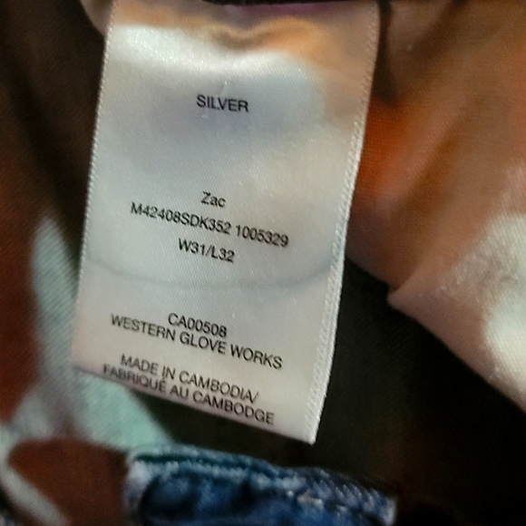 Mens Silver Jeans - Picture 4 of 4